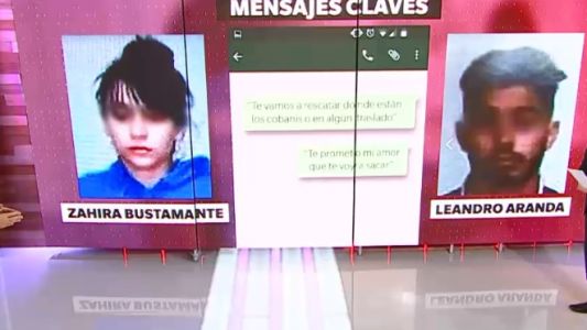 Ataque a la comisaría: los mensajes de Zahira a su novio