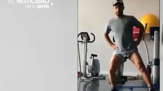 El entrenamiento de Agüero para consagrarse en Rusia