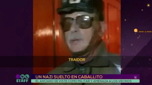 Desequilibrado anciano nazi amenaza a sus vecinas