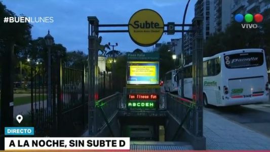 Subte: este lunes habrá apertura de molinetes y paro en la línea D