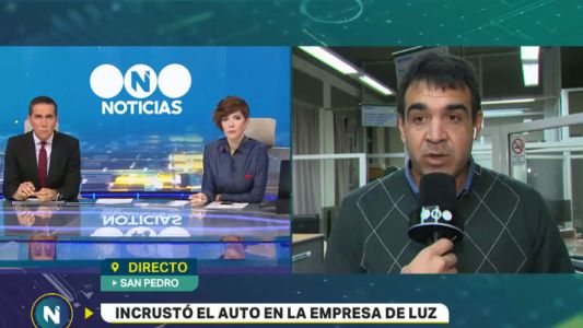 "Relatos Salvajes" por tarifas: le cortaron la luz y estrelló el auto contra la distribuidora eléctrica