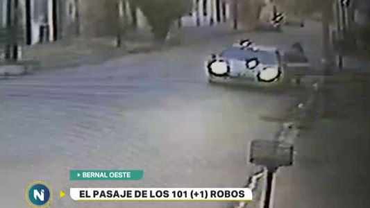 Otro asalto en "el pasaje de los 101 robos"