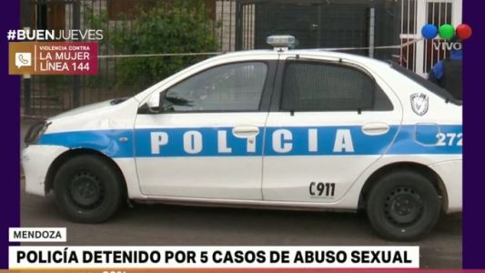 Detuvieron a un policía por 5 casos de abuso sexual