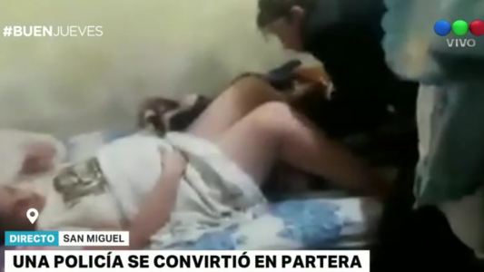 Una policía se convirtió en partera: "Miro el video y me sorprendo de mi misma"