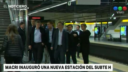 Macri inauguró la nueva estación de la línea H, Julieta Lanteri-Facultad de Derecho