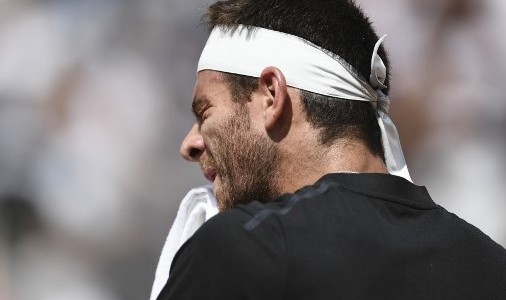 Del Potro abandonó el Masters 1000 de Roma por lesión en el aductor izquierdo