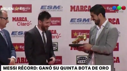 Messi récord: ganó su quinta Bota de Oro