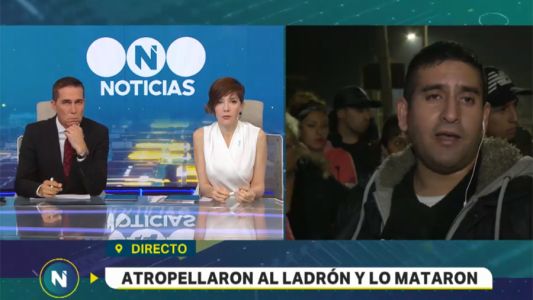 Hermano del ladrón atropellado: "Si lo mataste la tenés que pagar"