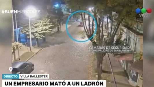 Encontró a tres ladrones adentro de su casa y mató a uno