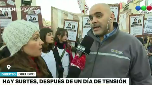 Metrodelegados: "No hubo ningún corte de vías, es mentira"