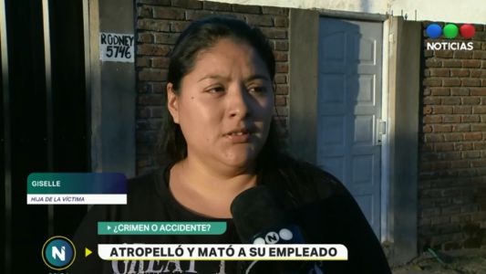 "Ni el arquitecto ni la familia nos llamó" dice la hija del hombre atropellado por su jefe