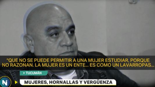 Suspendieron al profesor tucumano que comparó a las mujeres con lavarropas