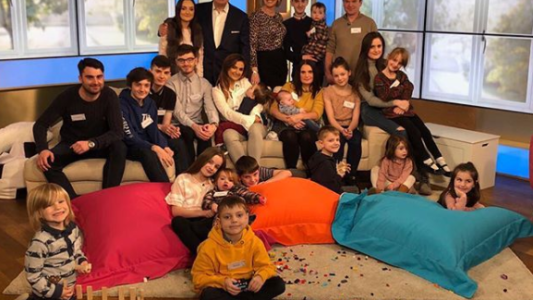 La familia más grande del mundo: anunciaron el nacimiento de su bebé número 21