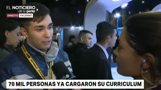 "Las ofertas laborales son muy buenas": empezó la Expo Empleo Joven