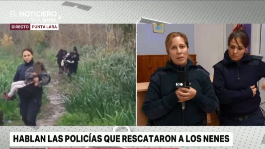 "Hacía varios días que no comían", contaron las policías que rescataron a los 5 nenes