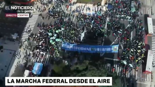 La Marcha Federal llega a Plaza de Mayo