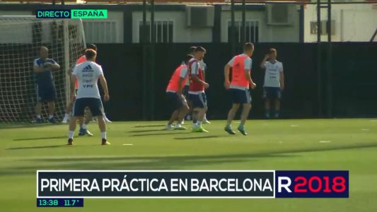 Rumbo a Rusia 2018: la Selección se entrena en Barcelona