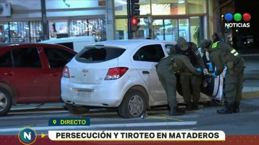 Persecución y tiroteo en Mataderos, hay cinco detenidos