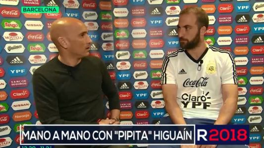 Gonzalo Higuaín: "En redes te critican, pero en la cara no te dicen nada"