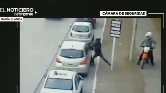 Brutal ataque de motochorros en Bahía Blanca