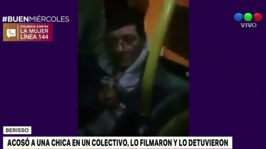 Acosó a una chica en un colectivo, lo filmaron y lo detuvieron
