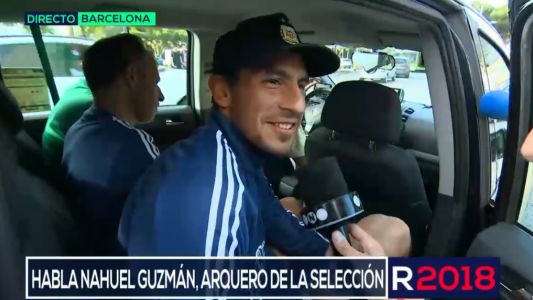 Guzmán habló del desafío de tiros libres con Messi