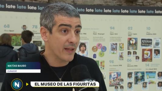 Para los nostálgicos: la colección de figuritas de todos los mundiales en Casa Rosada