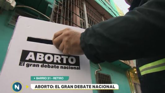 Aborto, el gran debate: la urna de Telefe Noticias en el Barrio 31 - Retiro
