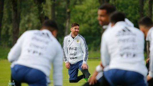 La Selección se entrenó por primera vez en Rusia