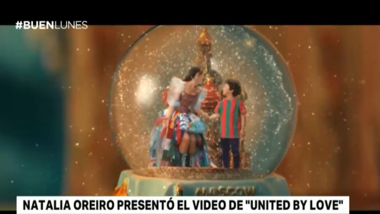 Natalia Oreiro presentó el video de "United by love"