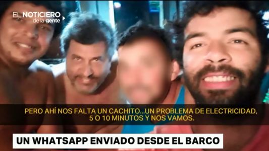 Audio: "Cuídense", la despedida de un tripulante del pesquero Rigel