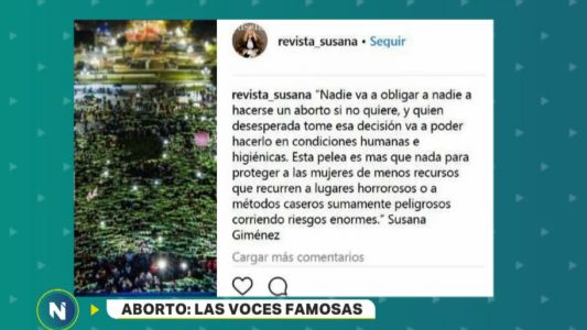 Susana Giménez se manifestó a favor de la despenalización del aborto
