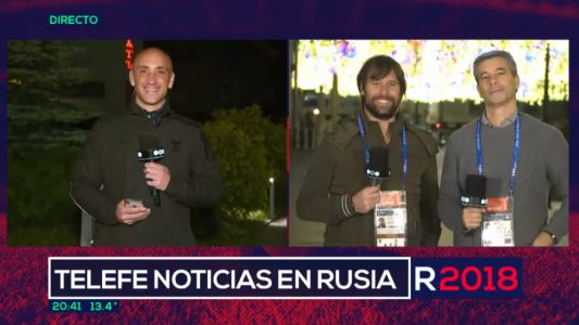 Telefe Noticias en Rusia