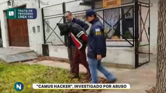 "Camus Hacker", fue detenido por trata, violación y corrupción de menores