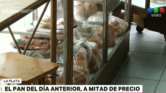 La Plata: el pan del día anterior, a mitad de precio