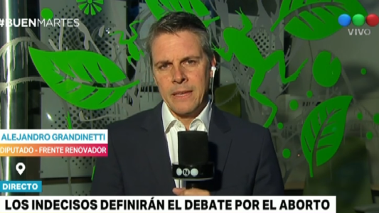 Alejandro Grandinetti: "Mi sentimiento es el de proteger las dos vidas"