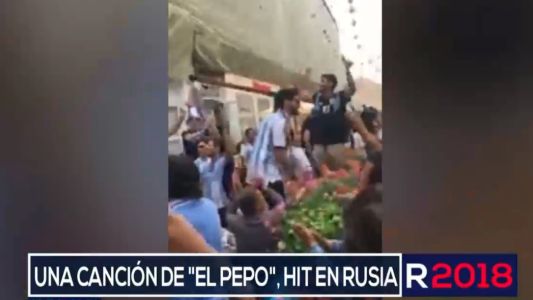Una canción de El Pepo, el hit de la hinchada argentina en Rusia