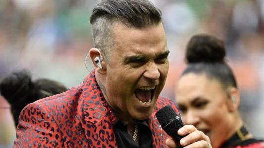 El gesto obsceno de Robbie Williams durante la ceremonia de apertura