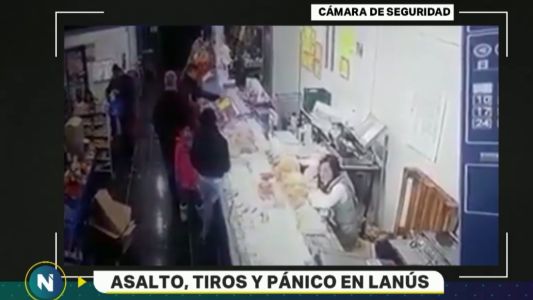 Asalto, tiro y pánico en Lanús