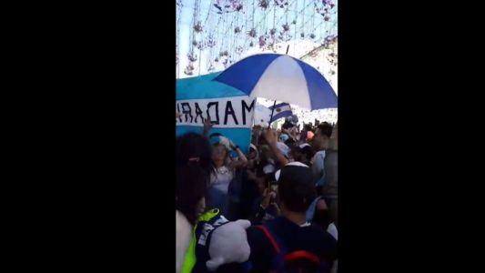 El himno argentino copó las calles de Moscú