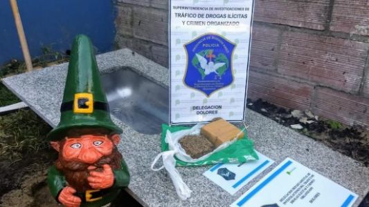 Cayó banda narco que escondía la droga en enanos de jardín