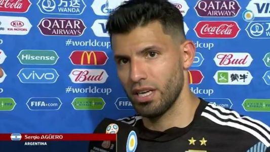 Agüero, después del partido: "Esto recién empieza"