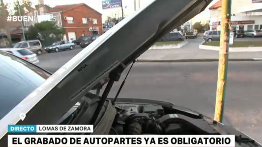 El grabado de autopartes ya es obligatorio