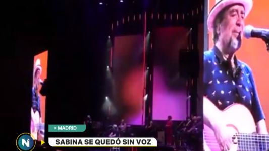 Sabina cancela el final de la gira "Lo niego todo" por problemas en su voz