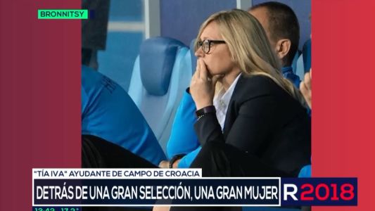 "Tía Iva", una pieza clave de la selección de Croacia
