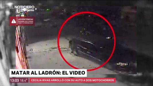 Se conoció el video de la bailarina que atropelló al motochorro