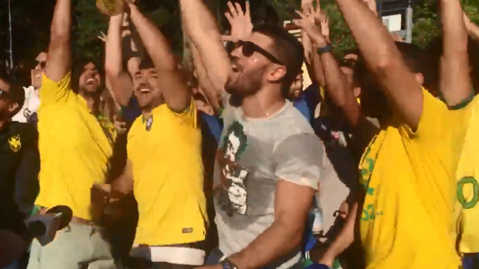 "Messi chau", el hit de los hinchas brasileños en la previa del partido de Argentina