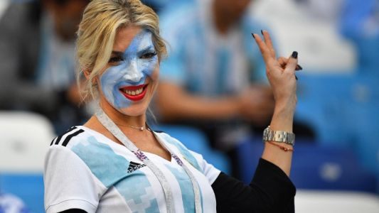 Los hinchas argentinos invadieron Nizhny Novgorod