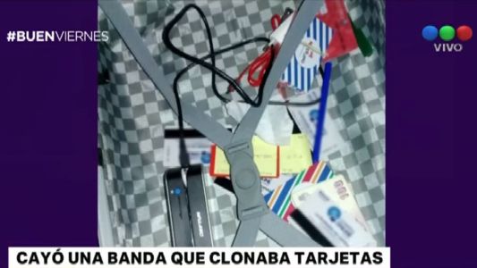 Cayó una banda que clonaba tarjetas