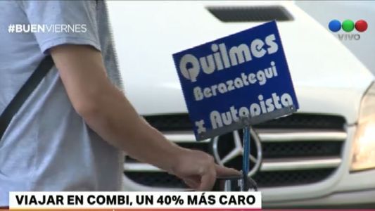 Viajar en combi cuesta un 40% más que el año pasado